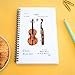 CafePress Fiddle (Full) Patent Spiral Bound Journal Notebook, Personal Diary, Graph