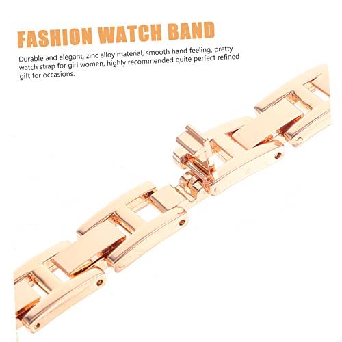 Bracelet montre interchangeable doré et délicat Uonlytech - 2