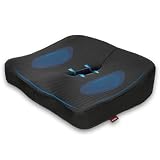 beobeu Cuscino per sedile in memory foam ventilato design ergonomico per coccige coccige per sedia da ufficio, cuscino per sedile auto, sedia a rotelle.