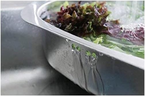 Stainless Steel Washing-up Metal Bowl Multi-purpose Dish Tub for Sink, Wash Basins, Dishpan for Wanang
