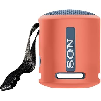 Silicone Case Compatible with Sony SRS-XB100 XB13 Bluetooth Speaker Protective Case Portable Audio Carry Case Dustproof Travel Soft Shell Sleeve Skin Case Only Orange-Red
