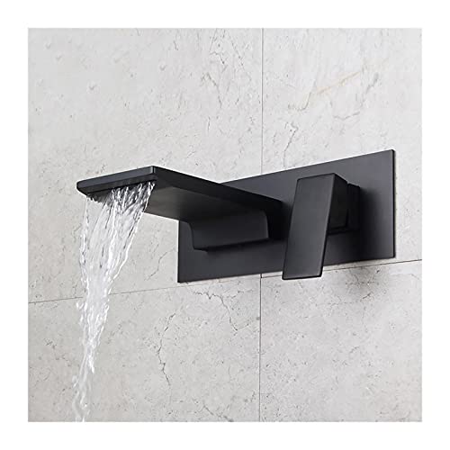 Robinet en laiton pour bassin mural de salle de bain à eau chaude et froide