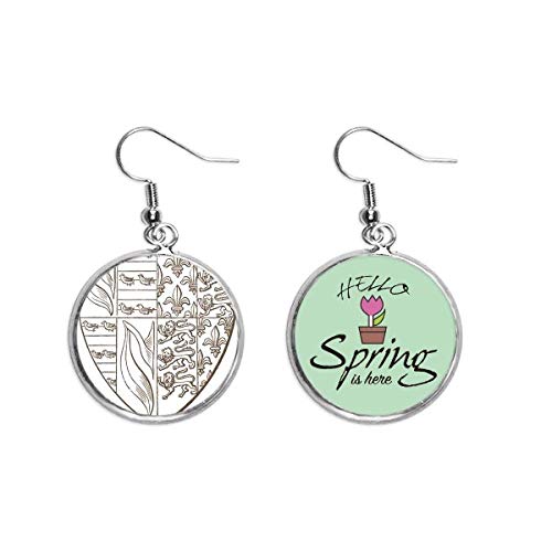 Joyas de león con colgante de escudo y diseño black white art de alta definición