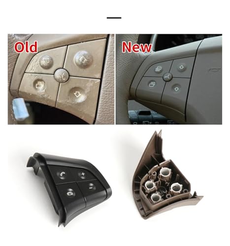 Boutons de commande volant multifonctions Benz W251 W164 classe ML GL gris