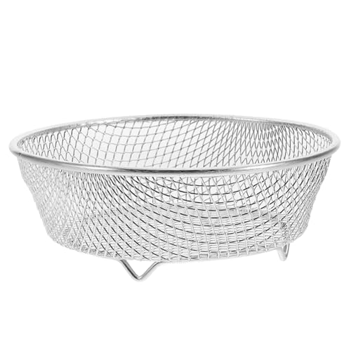 JOINPAYA Stainless Steel Skewer Rack for Air Fryer Oven Barbecue Accessories Durable Vertical Design for Easy Grilling Compatible with Electric Ovens Air Fryers