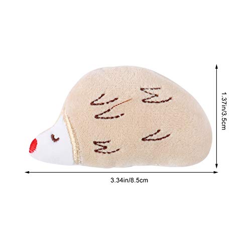 Balacoo 4 peças de brinquedos de gato gato porco-espinho em forma de golfinho de pelúcia, gatinho, b