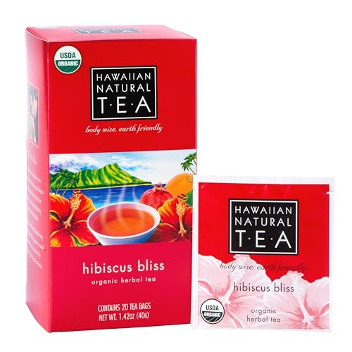Hawaiian Natural Organic Tropical Fruit Tea Sampler - Green, Black, White Tropical Fruit Tea Blends, Gift Box Set For Special Occasions - 24 Bags