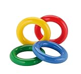 ledraplastic udine Contenuto confezione: Set composto da 4 anelli Ø 18 cm nei colori rosso, giallo, blu e verde; età consigliata 3 anni in su.