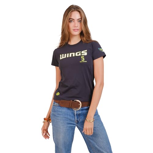 Ultra Game WNBA Official Womens Super Soft Players T-Shirt Dallas Wings - Paige Bueckers Team Color Small
