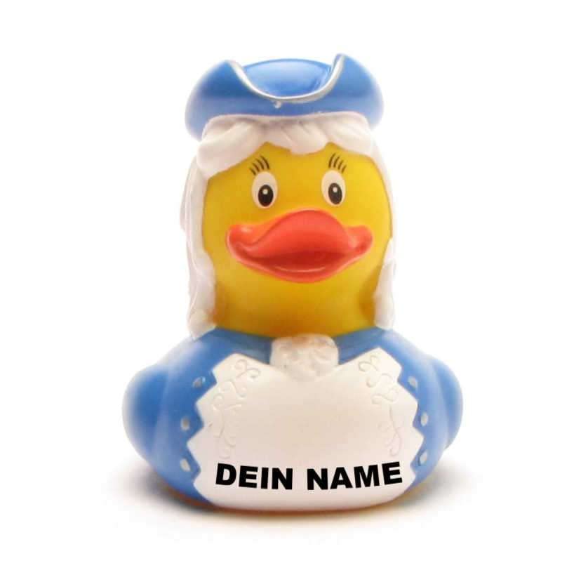 Bath Duck - Personalised (Funkenmariechen Blue Duck)