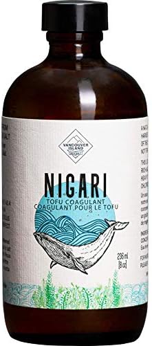 Nigari - 8ozm Liquid Tofu Coagulant - Japanese Style All Natural - Made in Canada - Magnesium Chloride for Homemade Tofu & Cheese Making