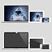 Produktbild RoxTop 3 Teile/Satz Ovale Form Webcam Abdeckung Shutter Magnet Slider Kunststoff Kamera Abdeckung Für Web Laptop für PC Tablet Privatsphäre; Schwarz, 85 * 60 * 10MM