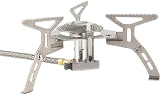 Ktyssp Mini Portable Folding Titanium Camping Outdoor Cooking Burner Gas Stove 3000w (M)