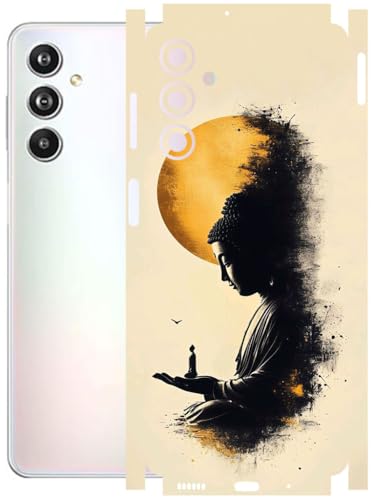 Image of AtOdds - Full Body Back Screen Guard Protector Film - Lamination Wrap Skin Sticker Compatible with Samsung Galaxy F54 (5G) | Scratchproof Matte Finish (Divine)