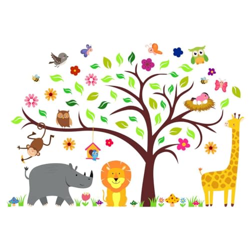 DEKOSH Woodland Nursery Decor - Adhesivos de Pared Infantiles miniatura 1
