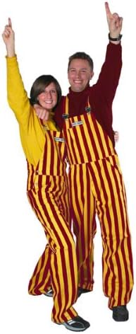 Game Bibs Garnet & Gold Adult Game Day Bib Overalls
