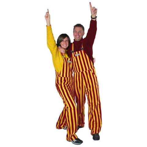 Game Bibs Garnet & Gold Adult Game Day Bib Overalls Small Cover