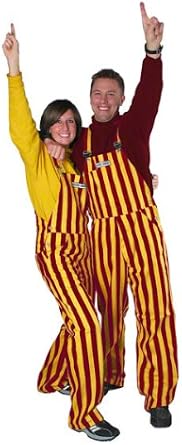 Game Bibs Garnet & Gold Adult Game Day Bib Overalls