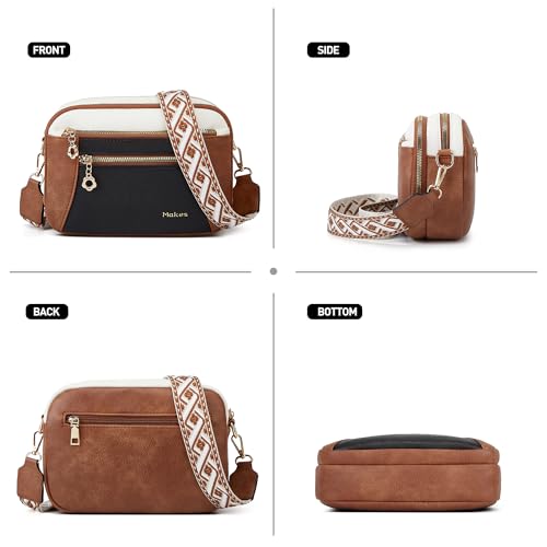 Image of Crossbody Purse for Women Small Crossbody Bags Trendy Vegan Leather with Adjustable Shoulder Straps Gift for Mother Wife Mom