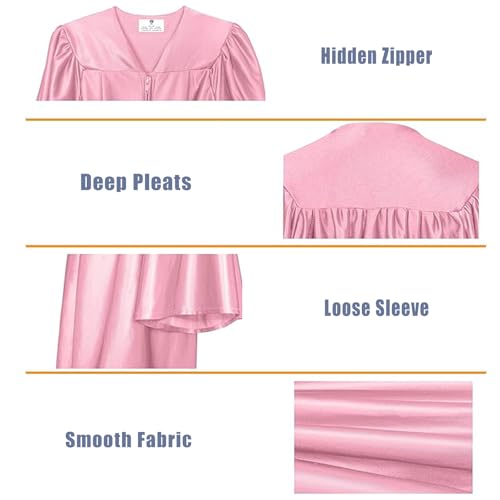Image of GradPlaza Shiny Preschool Graduation Cap and Gown for Kids 2026 Tassel kindergarten graduation cap and gown