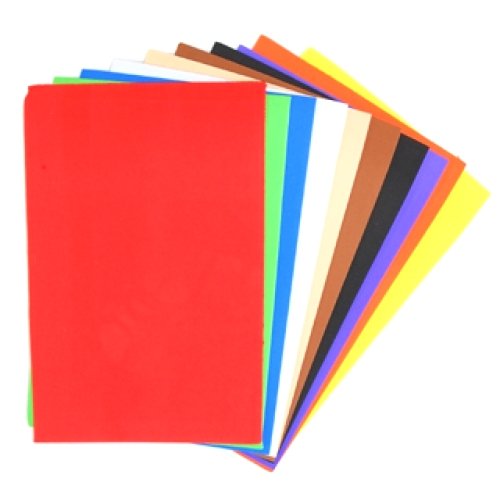 DWeS A4 Multicolor Craft Felt Sheet (Pack of 10)