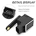 Anxingo 2 Pcs A0105427717 Suspension Height Level Sensor, Replacement for Mercedes-Benz SLK CLS CLK S-Class M-Class GL-Class R-Class E-Class C-Class B-Class A-Class, Replaces 0105427717