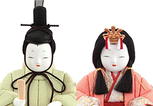 Amazon | 雛人形 コンパクト 一秀 ひな人形 雛 木目込人形飾り 平飾り
