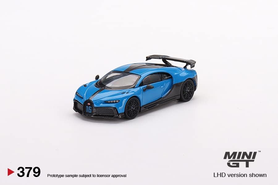 Miniatura 3 de Bugatti Chiron Pur Sport Blue 164 modelo fundido a presión de True Scale Miniatures MGT00379
