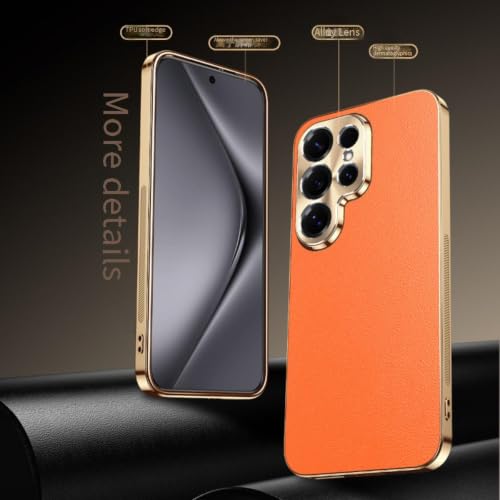 Coque Cuir Samsung S25 Plus Anti Rayure pour Protéger l'Objectif