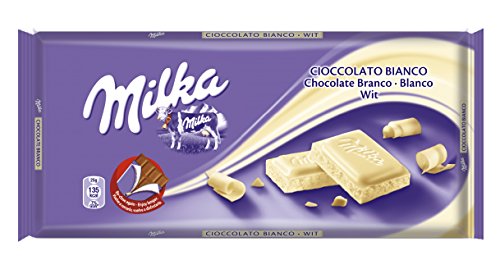 Milka White 100 g (Pack of 11)