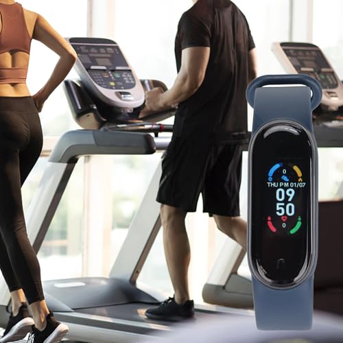 Pulsera Inteligente a Prueba de Agua IP67 con Contador de Pasos Monitor de Ritmo Cardíaco Monitor de Sueño Mensaje de Aplicación, Enchufe USB, Seguimiento de Actividad Durante - imagen 6