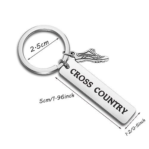 Runner Gift Running Shoe Charm Keychain Sport Bag Tag2