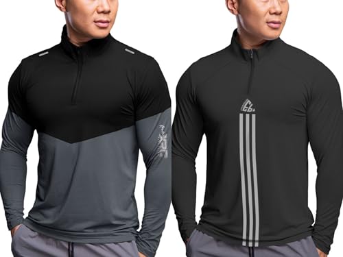 Image of Noble Monk Men's Active wear Regular Fit T Shirt |Full Sleeves |Casual T-Shirt for Men