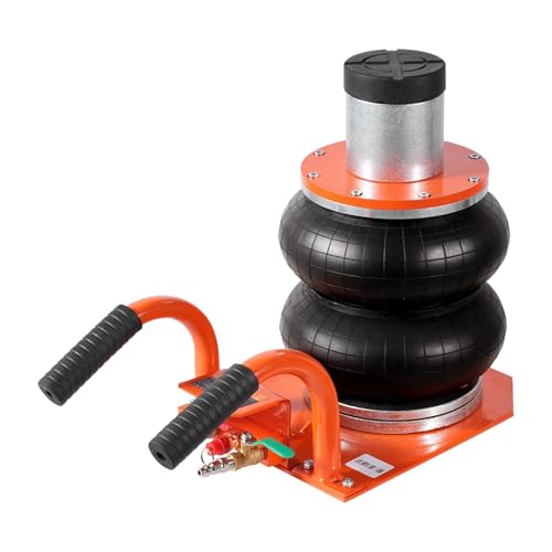 TIEOAXFT Gato de elevación neumático 3T Air Jack 3-8S con Columna elevada, 6 Tubos de Acero y Almohadilla de Goma Gruesa, Apto for sedán, SUV y camioneta.