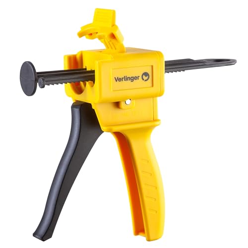 VERLINGER Pistola De Pegamento De Dos Componentes Pistola De Pegamento Epoxi 50 Ml Para Pegamentos De Dos Componentes En Una Proporción De Mezcla De 10:1