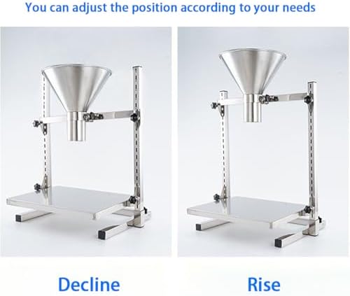 Stainless Steel Hopper Funnel for Manual Filling, Oil-Proof Vacuum Packaging Bag for Efficient Storage and Easy Use