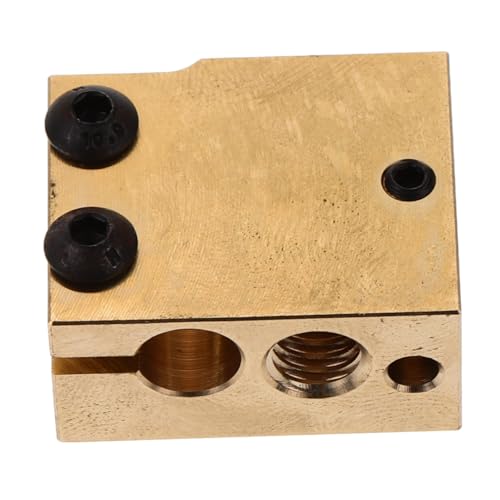 Zerodeko Printer Heater Block Ed Volcano Aluminum Copper Coated Printing Extruder Heating Block Compatible Sensors for P