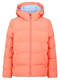 Ziener Mädchen AMANI-Z Ski-Jacke/Winterjacke | warm, atmungsaktiv, wasserdicht, vibrant peach, 116