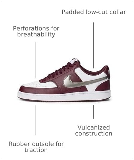 Image of Nike Women's Court Vision Low Next Nature Shoes