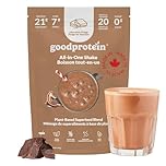 Good Protein Vegan Plant-based Protein Powder 100% Natural, Non-GMO, Dairy-free, Gluten-free, Soy-free, No Added Sugar and Nothing Artificial. Chocolate Fudge All-in-One Shake 440 grams