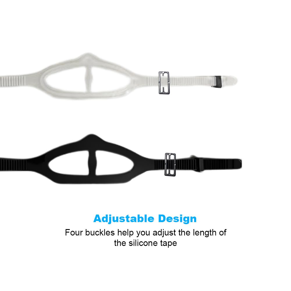Faderr 2 pezzi Silicone Dive Mask Strap Sostituzione Universale Maschera Cinturino, Occhiali Da Nuoto Occhiali Cinturino In Silicone Fascia Della Testa Accessori per Immersioni Nuotata Snorkel