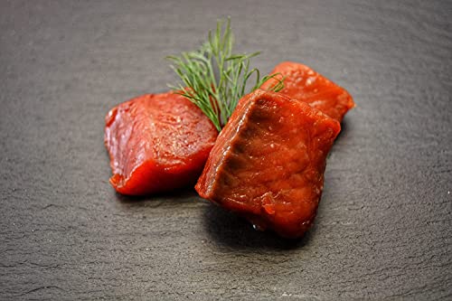 Smoked Salmon Wild Caught Sampler Gift Basket Gourmet Food Box Lox Candy Nuggets #TOP4