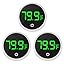 3pcs round-white