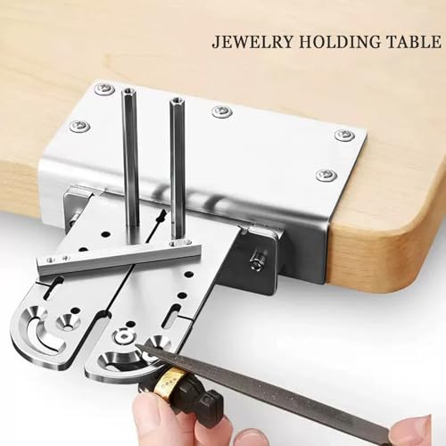 Broche de banc à bijoux fixe anti vibration en acier inoxydable réglable