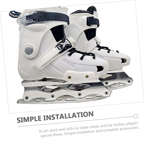 VANZACK 1 Par De Lâmina De Skate Acessórios Ao Ar Livre Disco De Hóquei Em Rolo Lâminas De Patinação