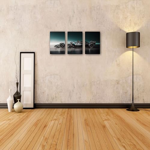 Image of Wrap & Wish 2026 Mercedes AMG F1 W17 E-Performance Side View Wall Split Posters Set (A3 Size, 12x18 Inch) | Pack of 3 | Vintage F1 Designs & Marvel Room Decor