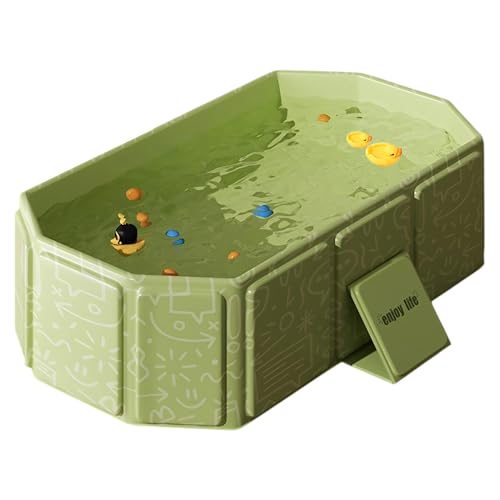 LYPPUL Faltbare Badewanne für Kinder, Baignoire Pliable Bébé, Baignoire Bebe Pliable, Baby Badewanne Faltbare, Große Kleinkindbadewanne, Tragbares...