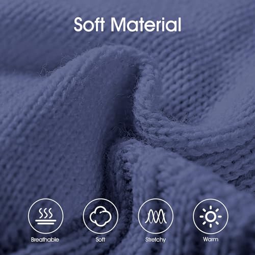 Image of Dog Sweaters for Small Medium Large Dog, Classic Turtleneck Pet Clothes Warm Thermal Doggy Winter Coat, Thick Double Knitting Collar Pullover Cold Weather Puppy Jacket for Indoor & Outdoor Wear