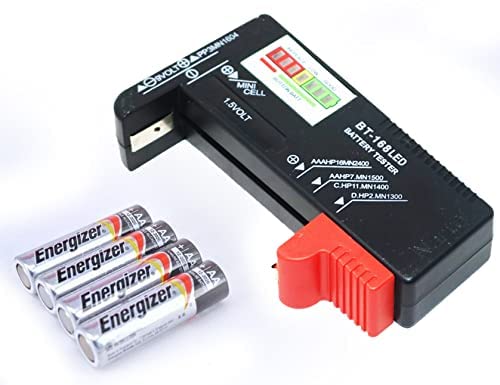 Nartel® LED Digital Battery Tester Battery Checker Multi Size for AA AAA C D 9V 1.5V Button Cell Batteries (Requires No Battery to Operate) - Image 3