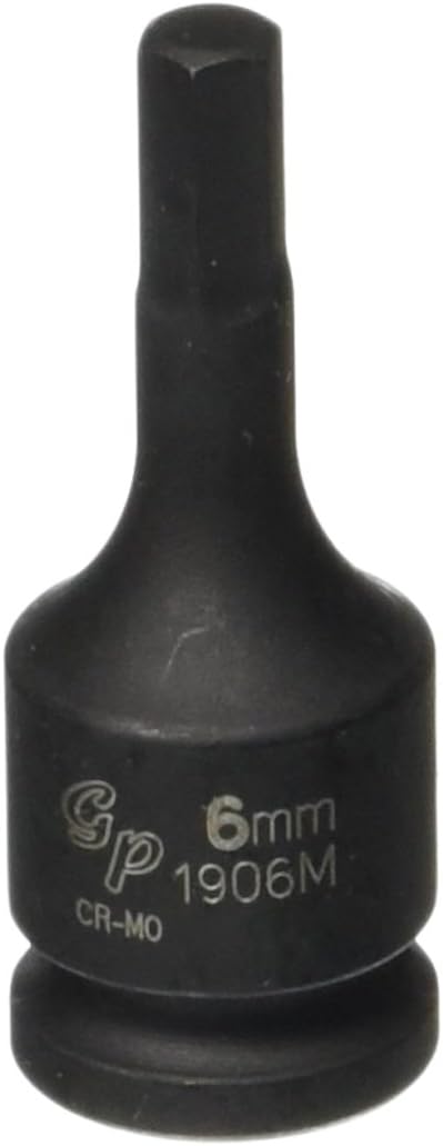 Grey Pneumatic (1906M) 3/8 Drive x 6mm Hex Driver Socket